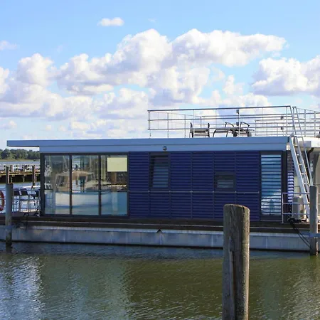 Hausboot Floating House In Ribnitz-Damgarten Exterior photo